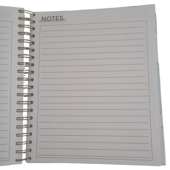 Page Co Undated Productivity Planner 6-Month Block Schedule Spiral Geometric - Picture 11 of 14